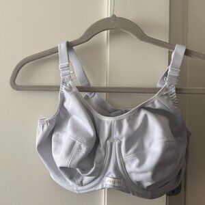 White Elomi Sports Bra (US 36G)